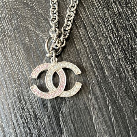 silver chanel necklace dupe|chanel knock off necklace.